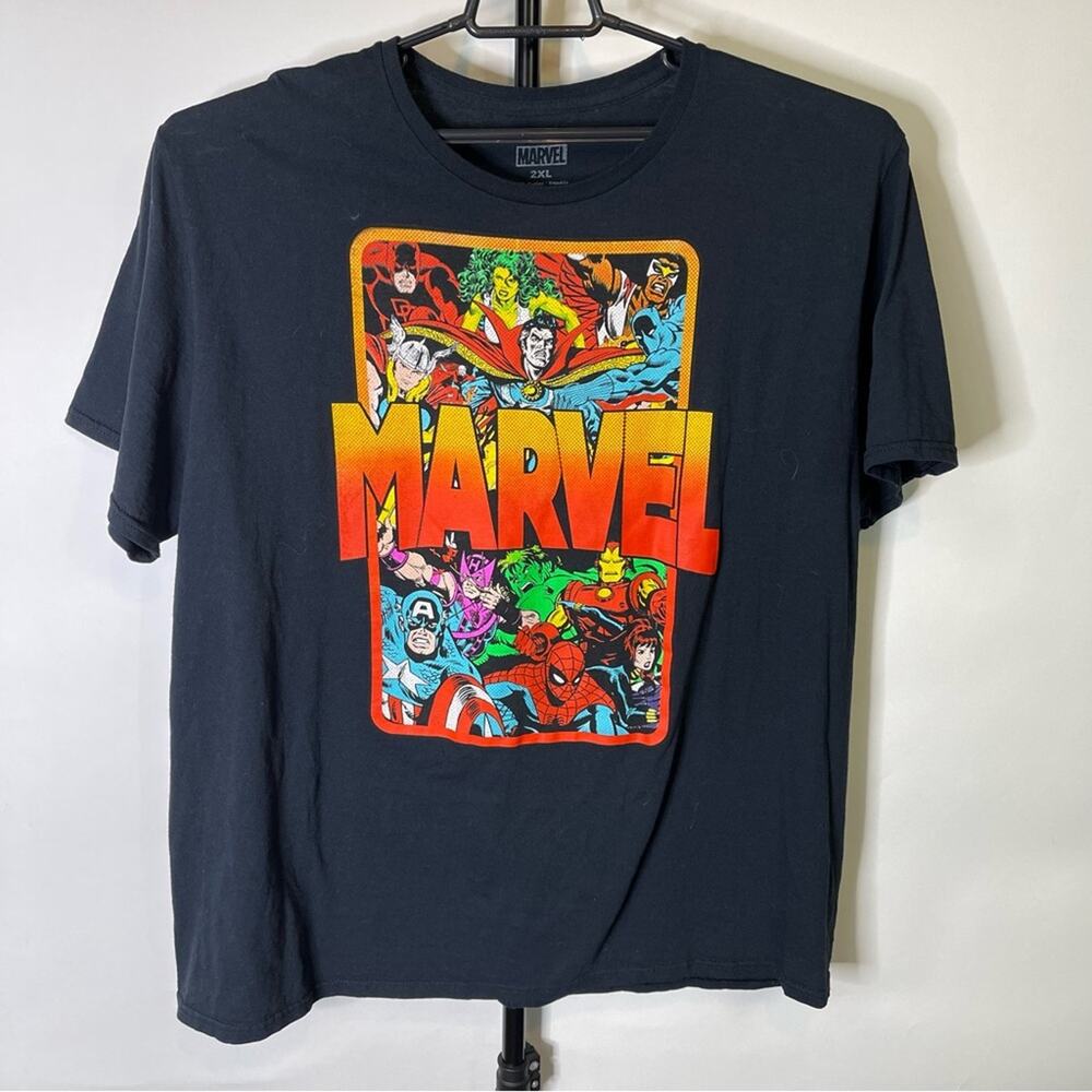 Marvel Superheroes Comic Shirt Size 2XL Men’s